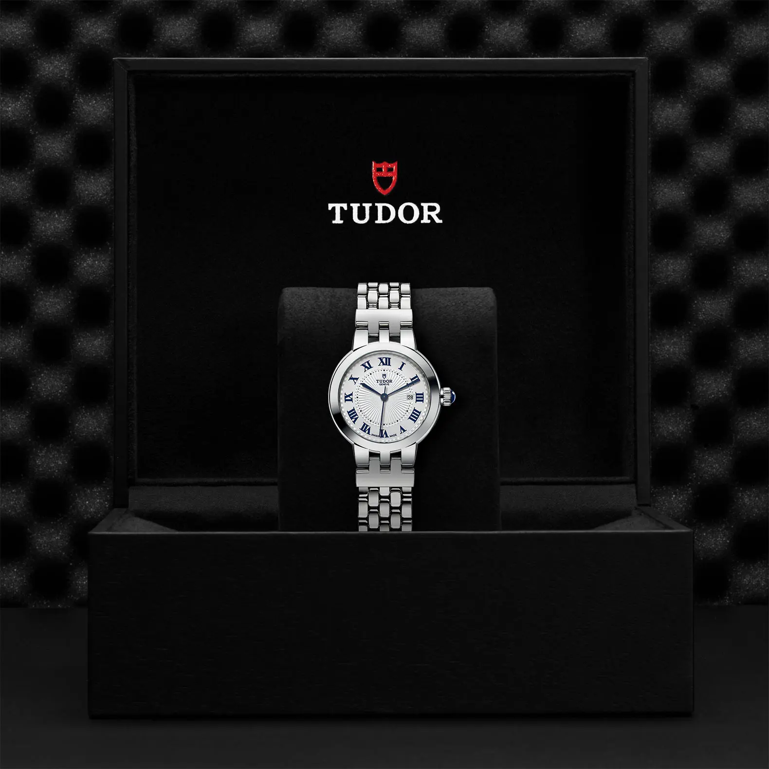 TUDORClair de RoseClair de Rose30mm steel case with polished finish - M35500-0001 at Cortina Watch Singapore