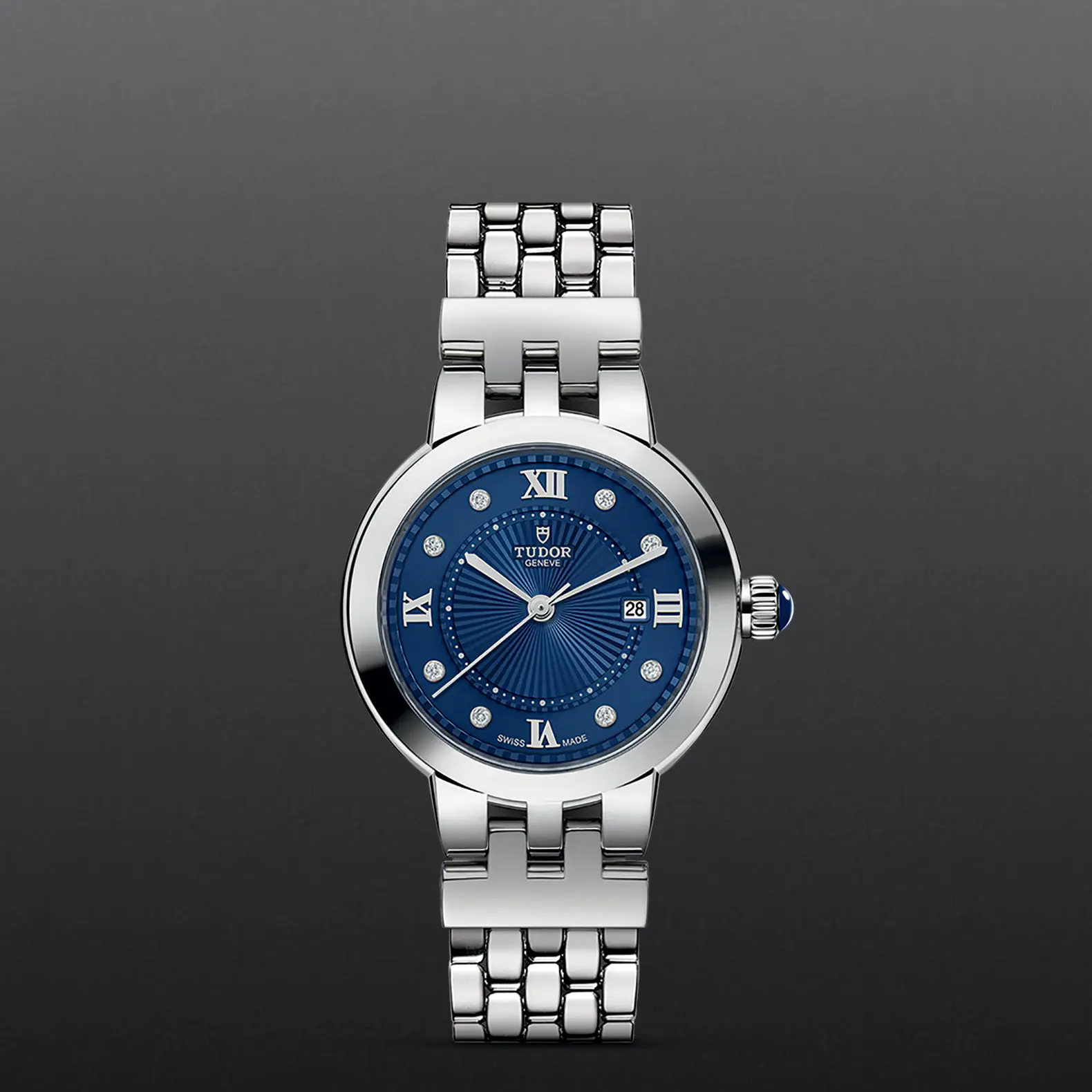 TUDORClair de RoseClair de Rose30mm steel case with polished finish - M35500-0010 at Cortina Watch Singapore