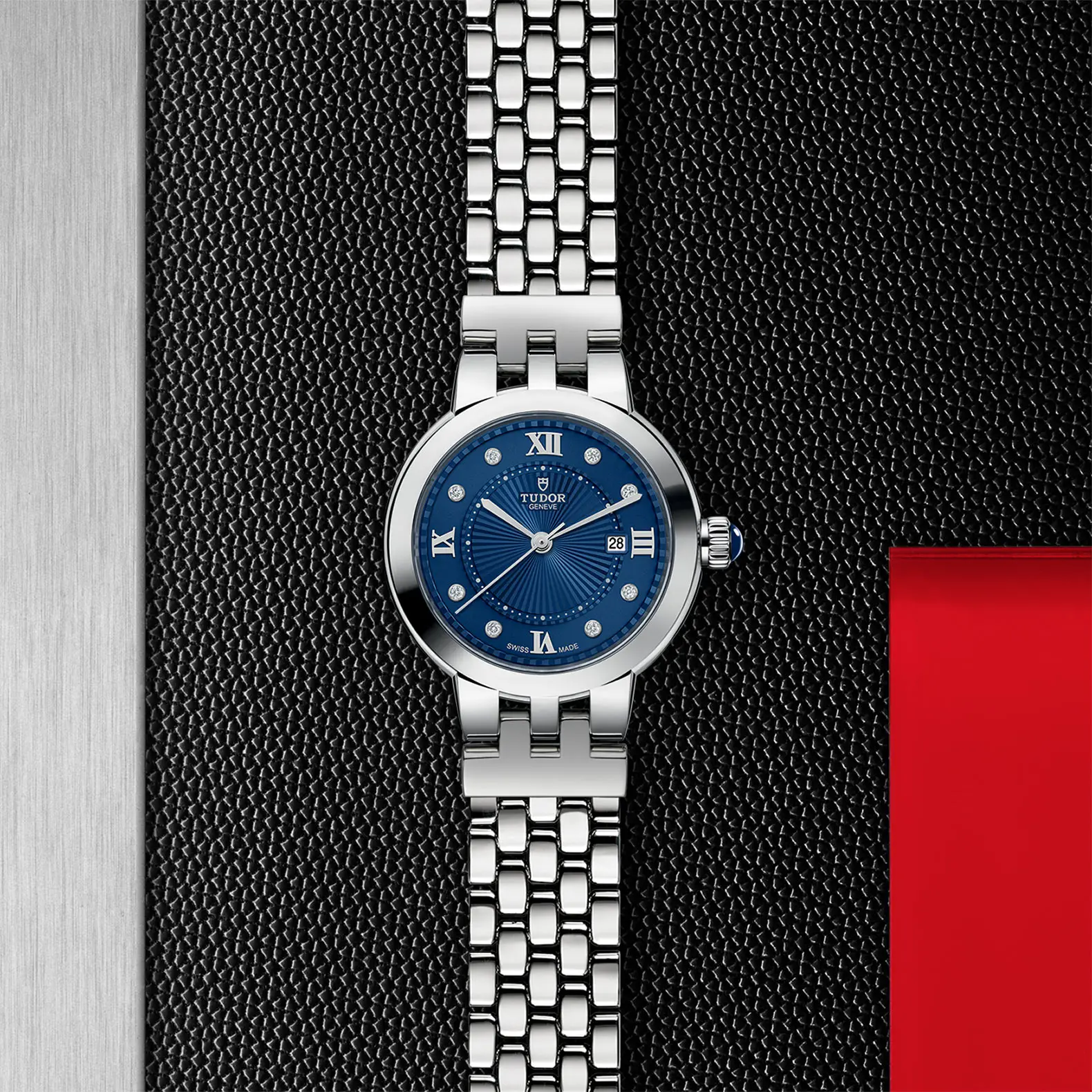 TUDORClair de RoseClair de Rose30mm steel case with polished finish - M35500-0010 at Cortina Watch Singapore