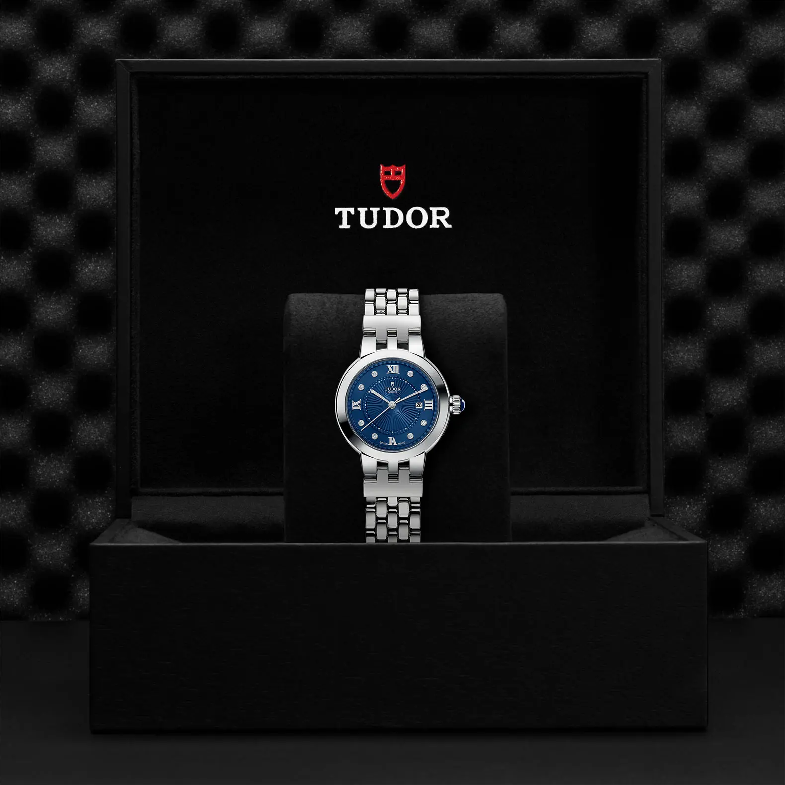 TUDORClair de RoseClair de Rose30mm steel case with polished finish - M35500-0010 at Cortina Watch Singapore