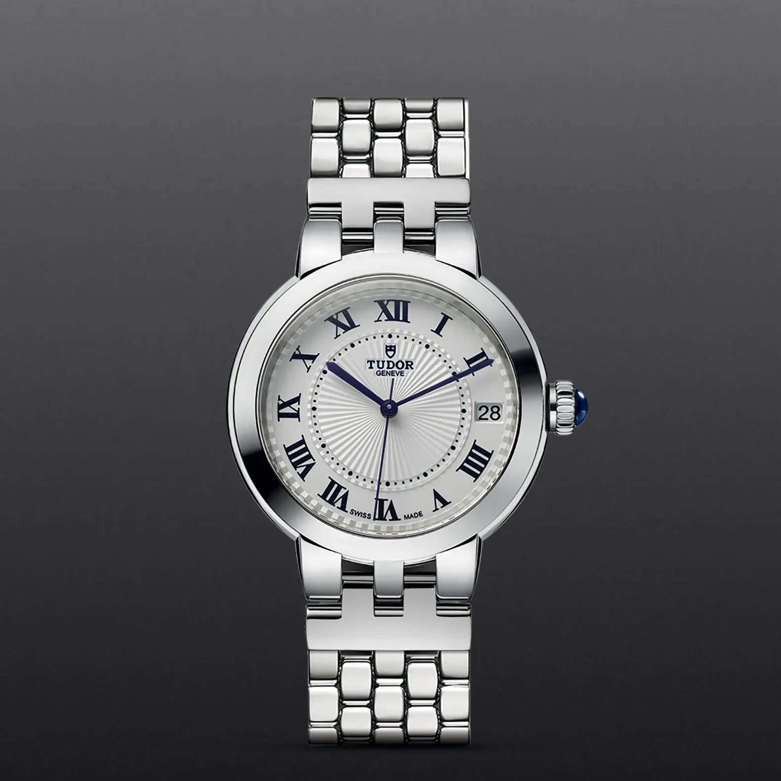 TUDORClair de RoseClair de Rose34mm steel case with polished finish - M35800-0001 at Cortina Watch Singapore