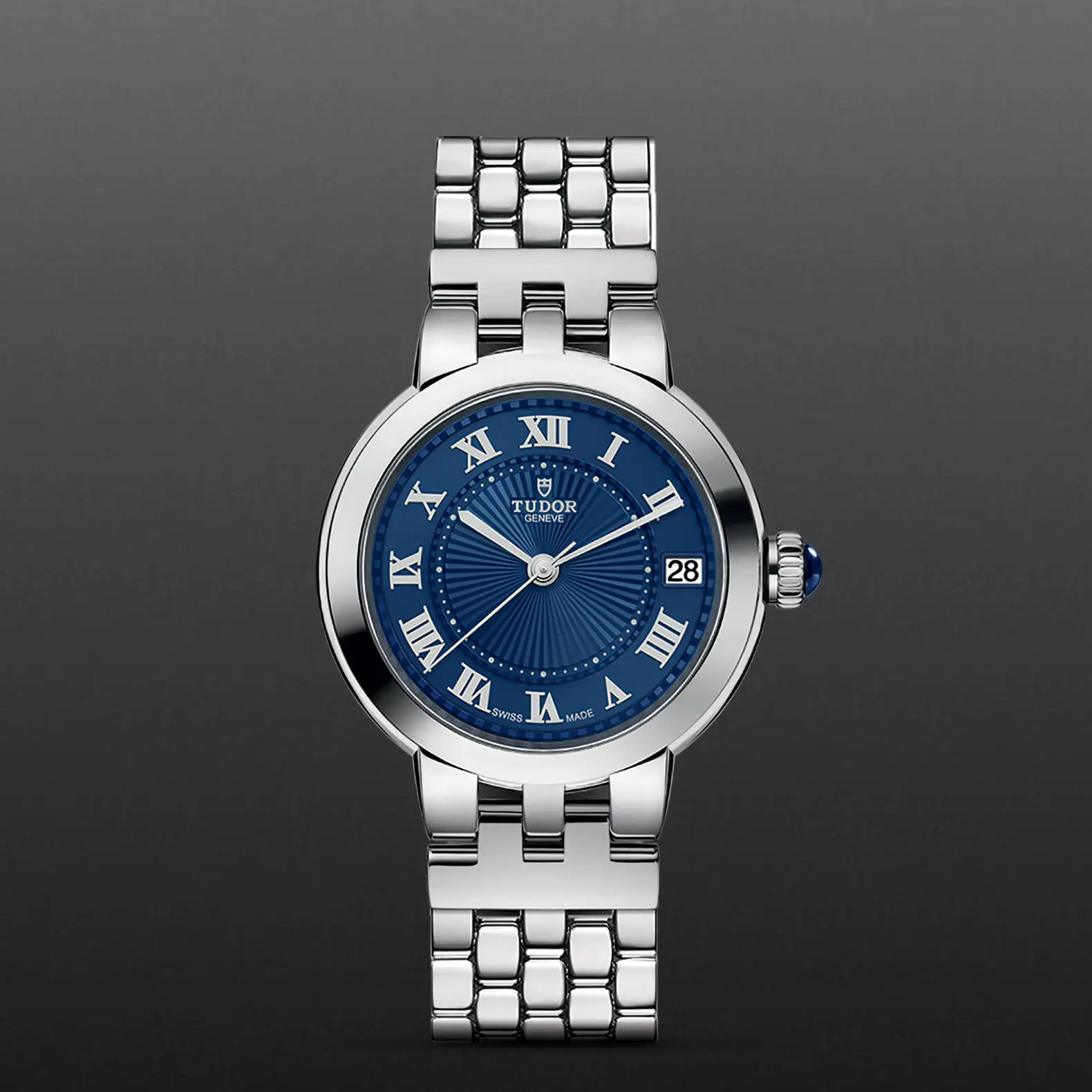 TUDORClair de RoseClair de Rose34mm steel case with polished finish - M35800-0009 at Cortina Watch Singapore