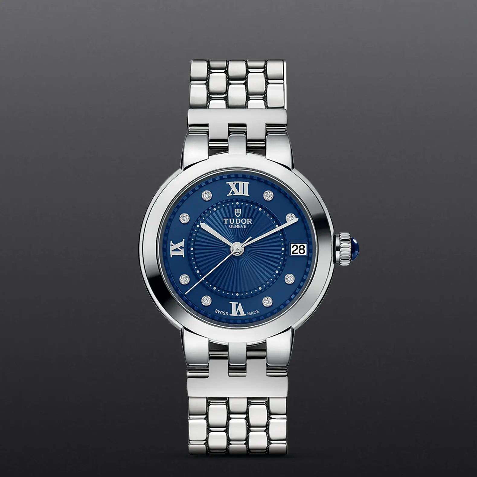 TUDORClair de RoseClair de Rose34mm steel case with polished finish - M35800-0010 at Cortina Watch Singapore