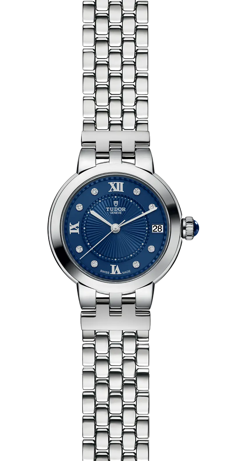 TUDORClair de RoseClair de Rose34mm steel case with polished finish - M35800-0010 at Cortina Watch Singapore