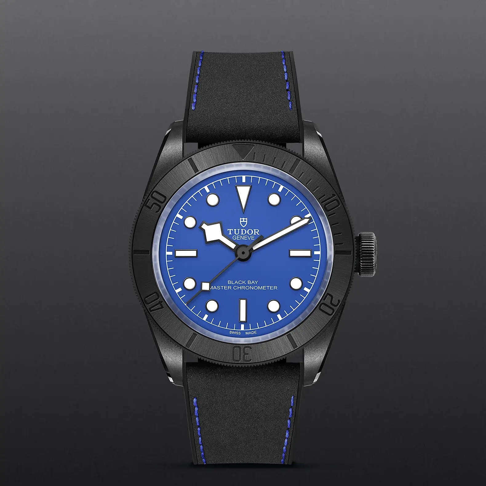 TUDORBlack BayBlack Bay41mm matt black ceramic case with micro-blasted finish and monobloc middle case Open case back in black-PVD-treated 316L steel with sapphire crystal - M79210CNU-0007 at Cortina Watch Singapore
