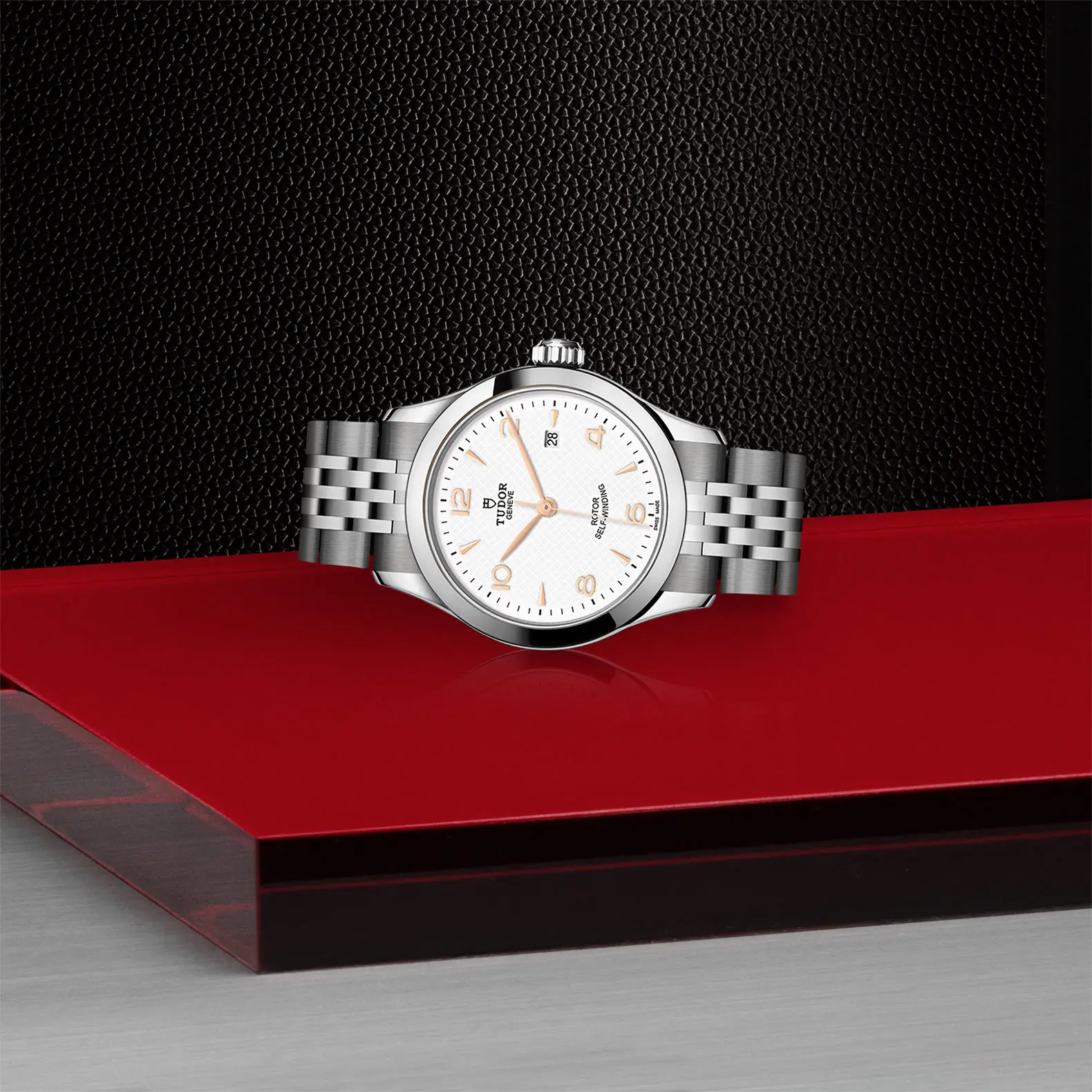 TUDOR1926192628mm steel case with polished finish - M91350-0011 at Cortina Watch Singapore