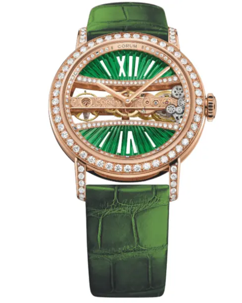 Golden Bridge 39 with Rose Gold Diamonds[:zh]Golden Bridge 39 with Rose Gold Diamonds - Cortina Watch