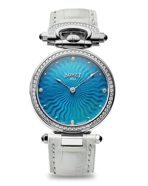 Miss Audrey Turquoise Guilloché - Cortina Watch