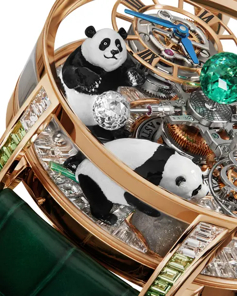 Astronomia Solar Baguette Static Pandas - Cortina Watch