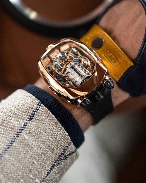 Bugatti Chiron Tourbillon Rose Gold - Cortina Watch