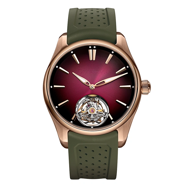 Pioneer Tourbillon Burgundy - Cortina Watch
