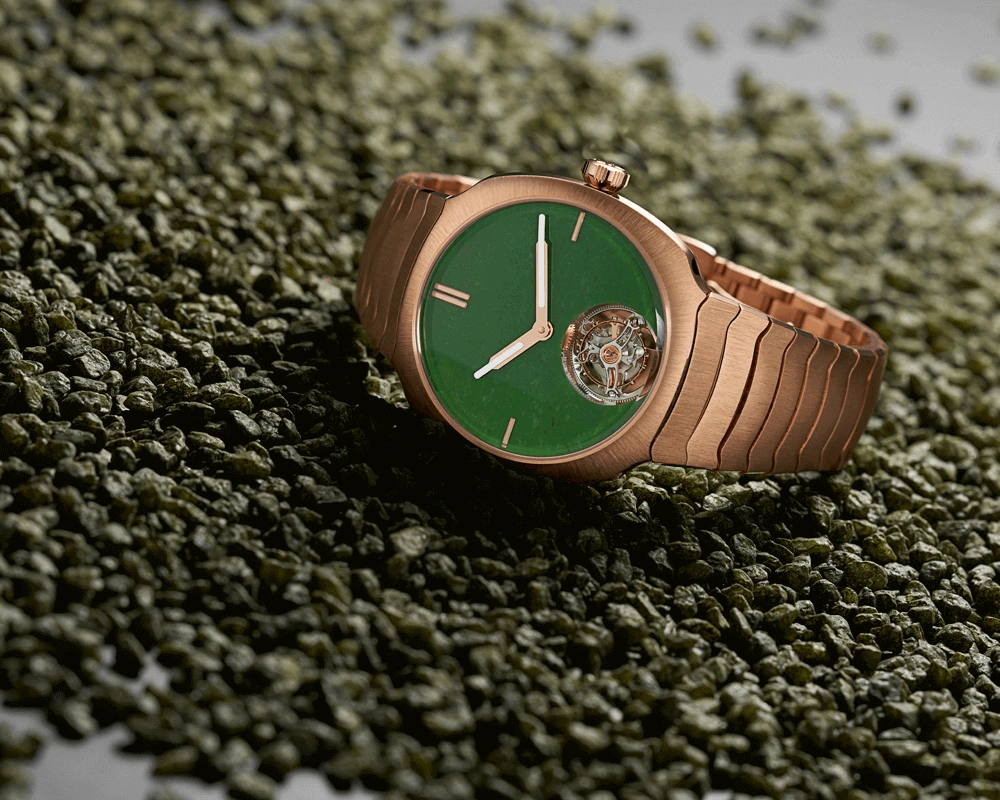 エドゥベラ　ホットストーン Unveiling H. Moser & Cie. Streamliner Tourbillon Wyoming