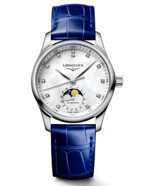 The Longines Master Collection Moonphase 34mm - Cortina Watch
