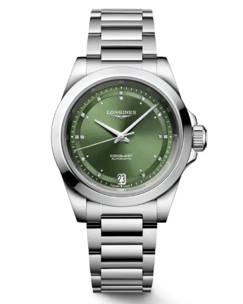 Conquest 2023 (Sunray Green) 34mm - Cortina Watch