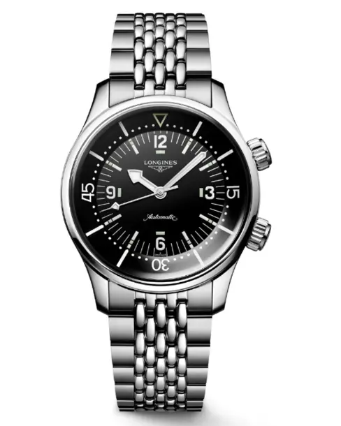 Legend Diver (Black Lacquered Polished) 39mm - Cortina Watch