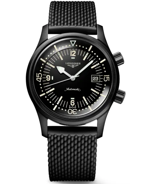 Legend Diver (Black Lacquered Polished) 42mm - Cortina Watch