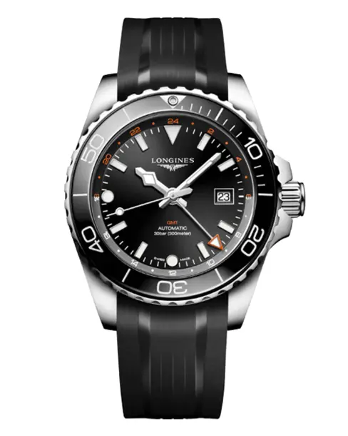 HydroConquest GMT (Sunray Black) 43mm - Cortina Watch