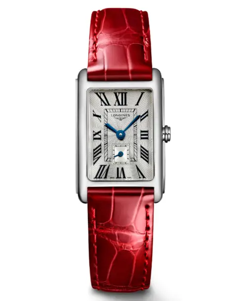Longines DolceVita (Red Alligator Strap) - Cortina Watch