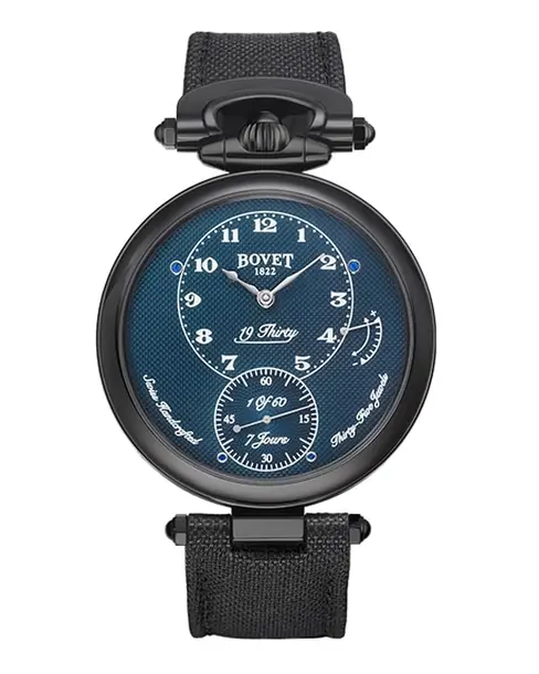 19Thirty Petrol Blue Guilloché - Cortina Watch