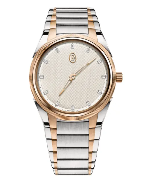 Tonda PF Automatic 36mm Steel-Rose Gold White Citrine - Cortina Watch