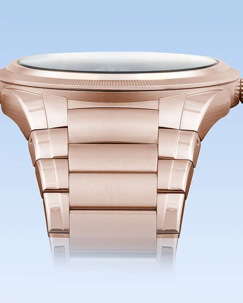 Tonda PF Micro-Rotor Rose Gold Warm Grey - Cortina Watch