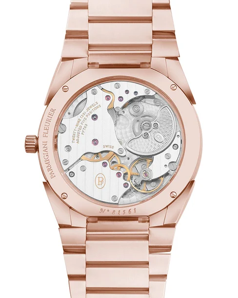 Tonda PF Micro-Rotor Rose Gold Warm Grey - Cortina Watch