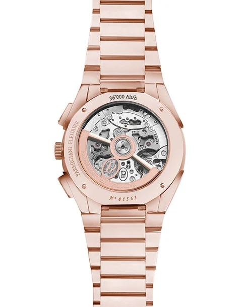 Tonda PF Chronograph Rose Gold Milano Blue - Cortina Watch