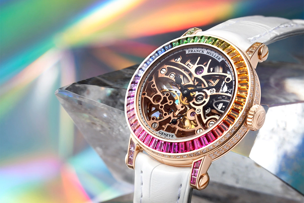 Franck Muller 呈献 Round Skeleton Baguette 31 - Cortina Watch Singapore