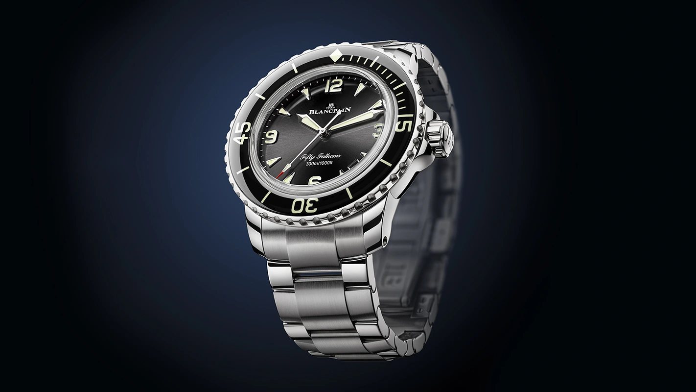 The Iconic Fifty Fathoms Now in Polished Steel - Cortina Watch Singapore