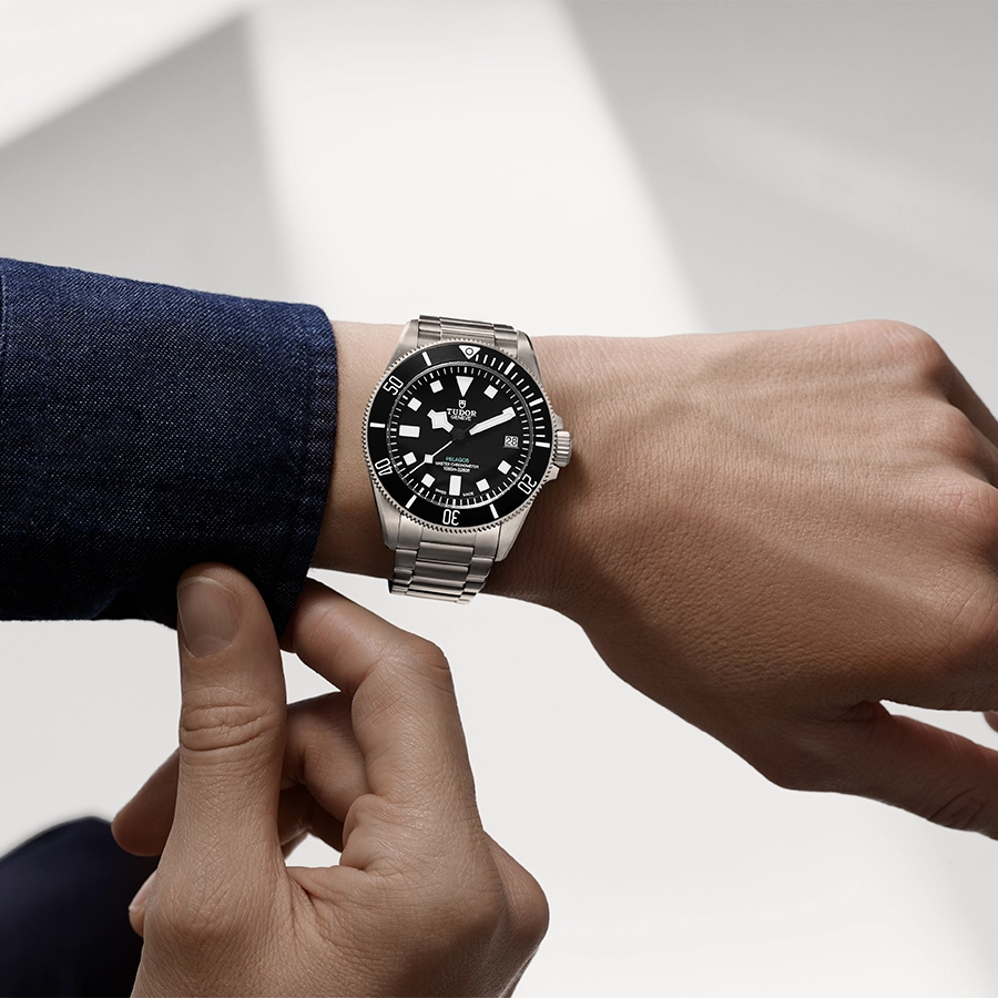 TUDORPelagos UltraPelagos磨砂钛金属表壳，直径43毫米，排氦阀门 -  at Cortina Watch Singapore