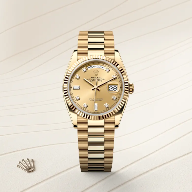 Rolex Day-Date in 18 ct yellow gold, M128238-0008 - Cortina Watch