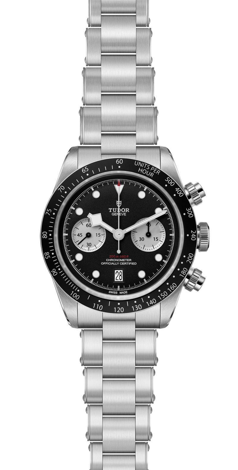 TUDORBlack Bay ChronoBlack Bay Chrono41mm stainless steel case with polished and satin-brushed finishes - M79360N-0011 at Cortina Watch Singapore