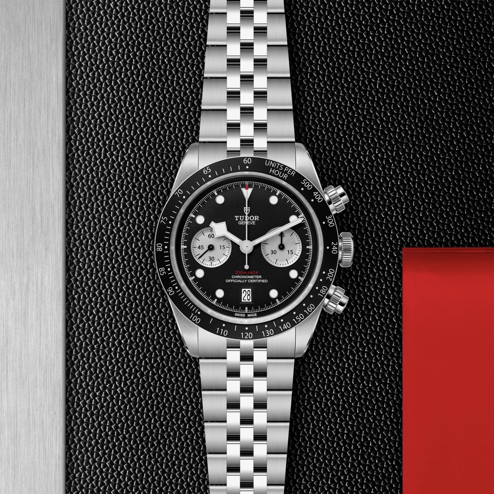 TUDORBlack Bay ChronoBlack Bay Chrono41mm stainless steel case with polished and satin-brushed finishes - M79360N-0013 at Cortina Watch Singapore