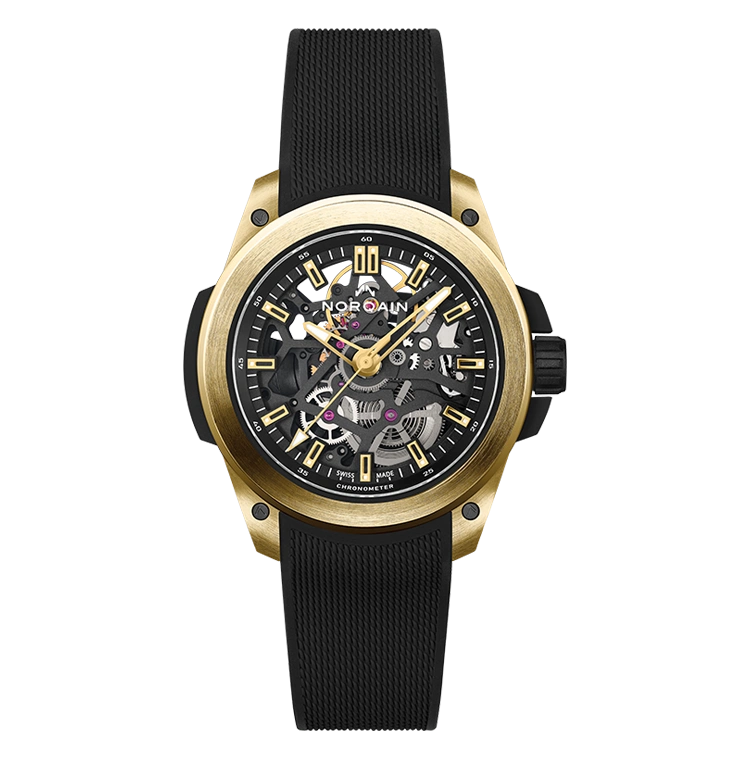 Wild ONE Skeleton 39mm Yellow Gold Limited Edition - Cortina Watch