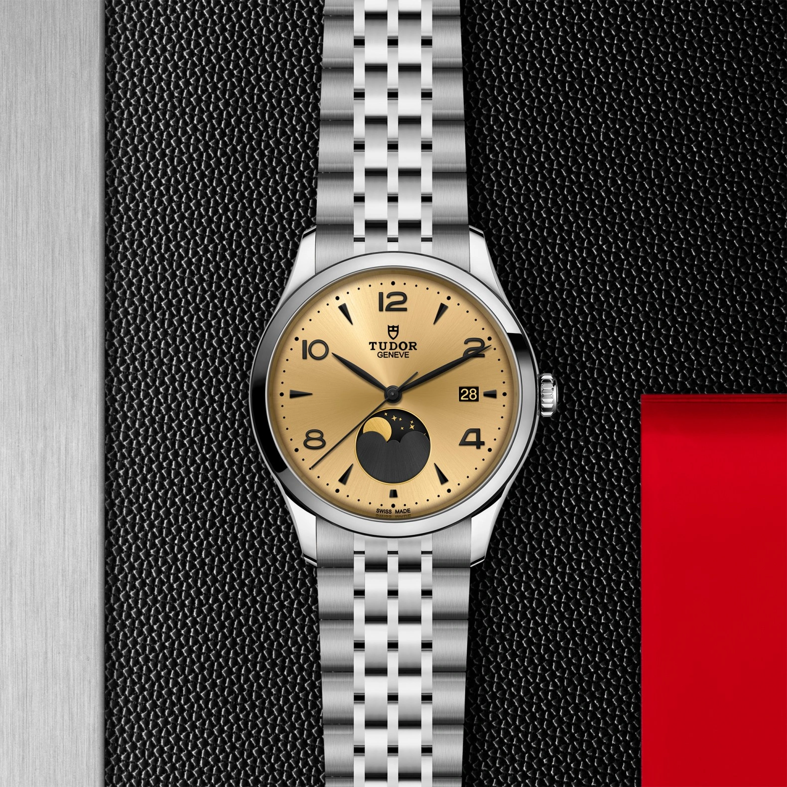 TUDOR1926 Luna192639mm steel case with polished finish - M91560-0001 at Cortina Watch Singapore