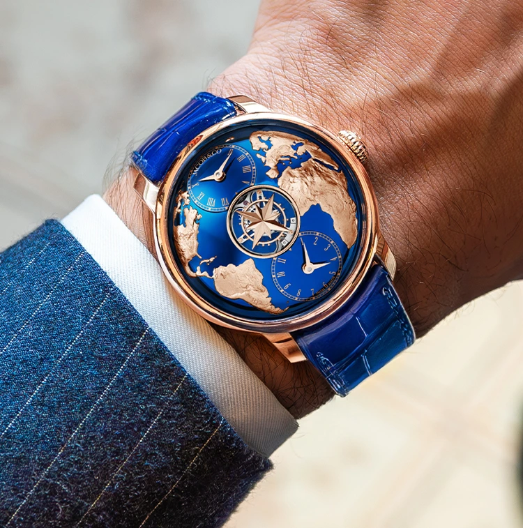 The World Is Yours Dual Time Zone Tourbillon - Cortina Watch