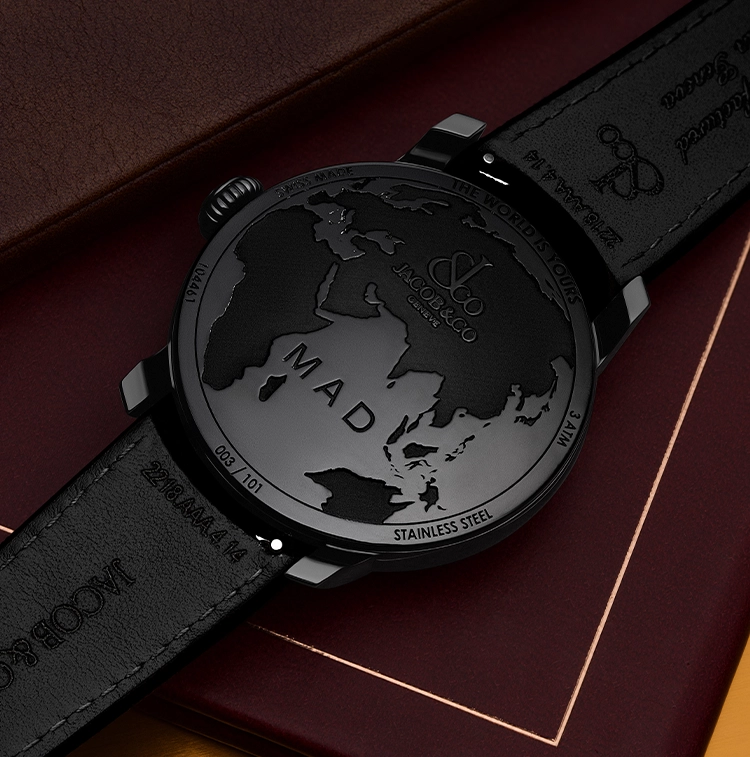 The World Is Yours Dual Time Zone MAD Paris - Cortina Watch
