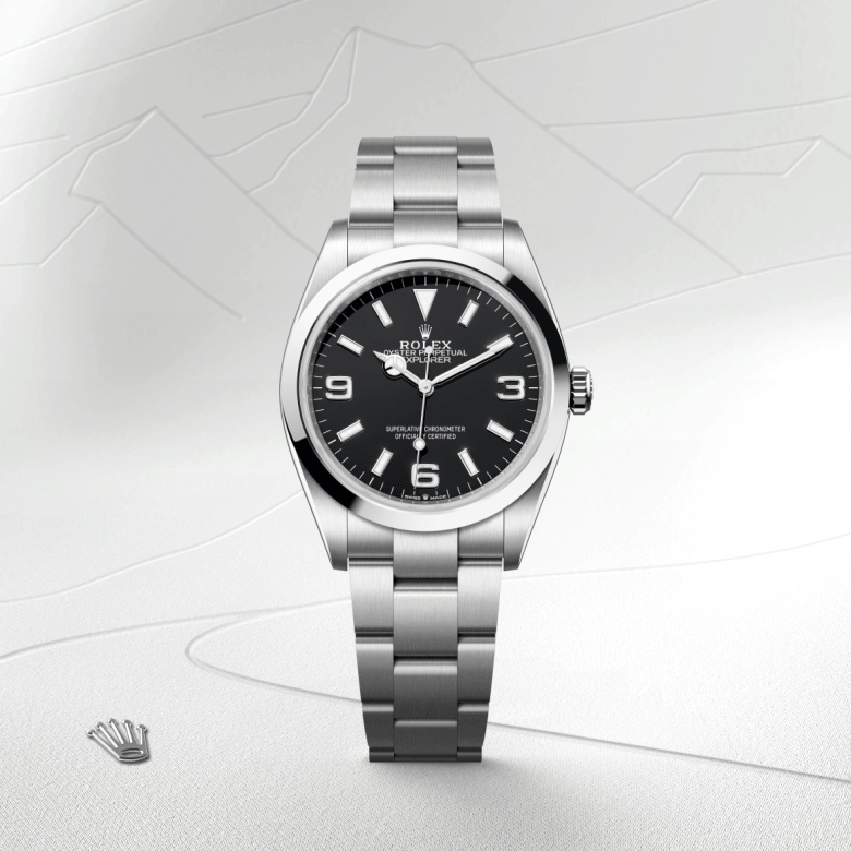 Rolex Explorer in Oystersteel, M124270-0001 - Cortina Watch
