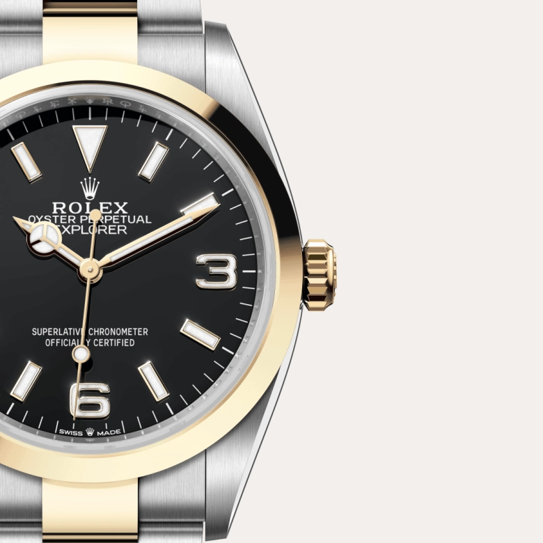 Rolex Explorer 36 Yellow Rolesor, M124273-0001