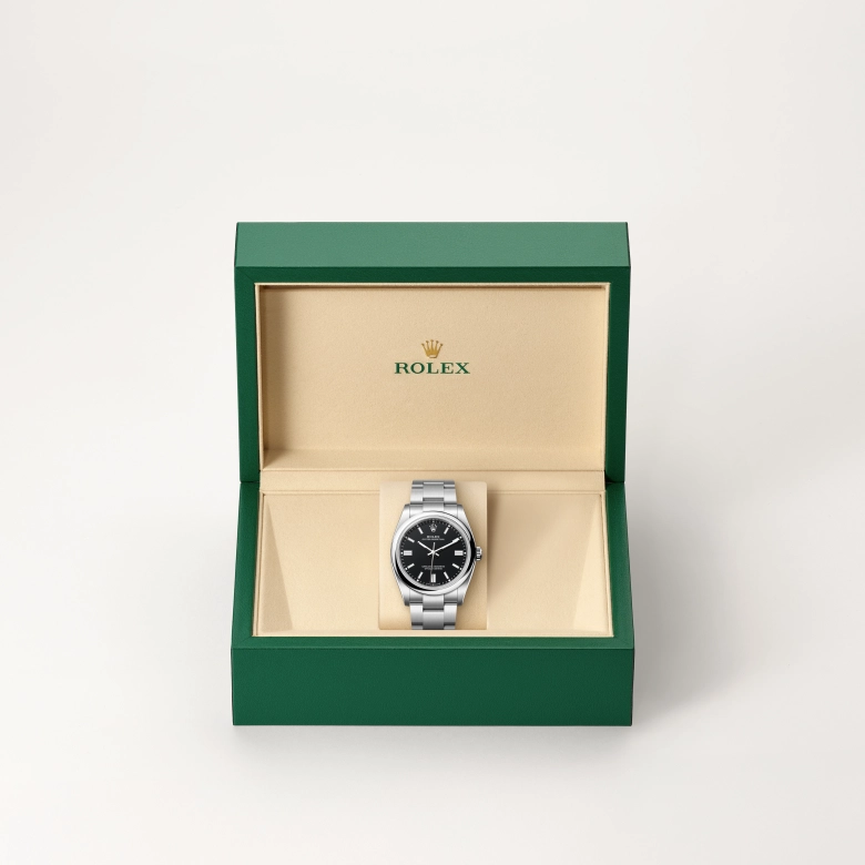 Rolex Oyster Perpetual in Oystersteel, M126000-0014 - Cortina Watch