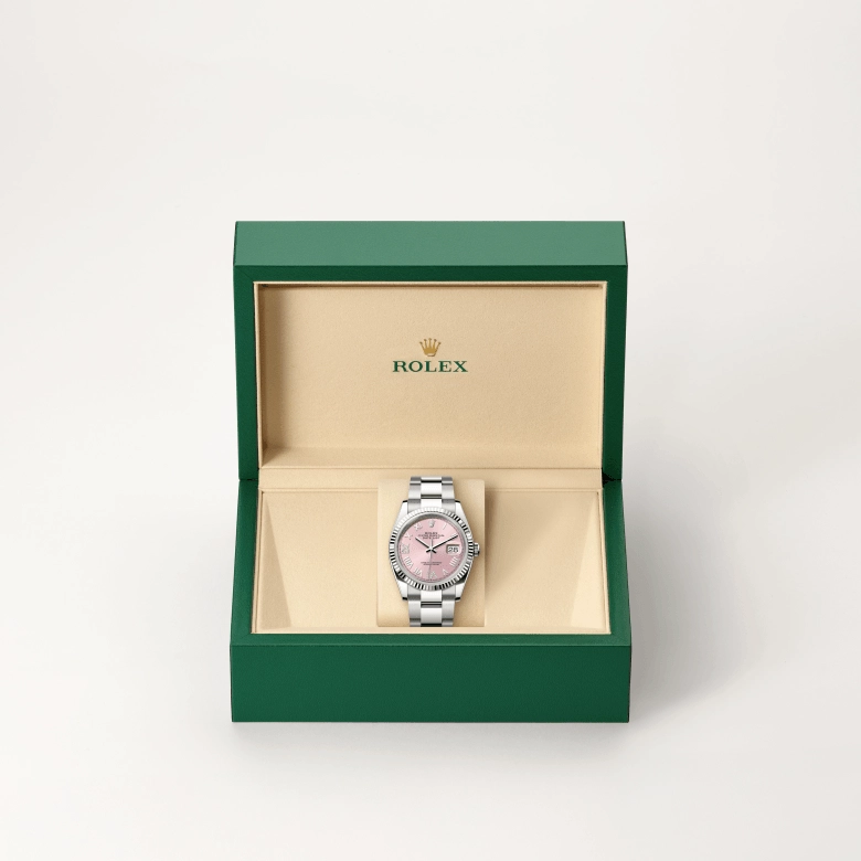 Rolex Datejust in White Rolesor - combination of Oystersteel and white gold, M126234-0066 - Cortina Watch