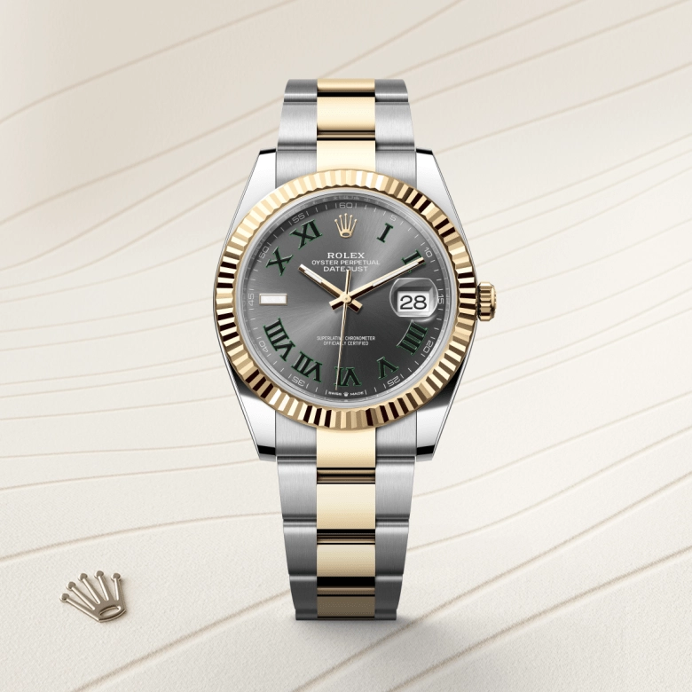 rolex datejust in yellow-rolesor, m126333-0019 - cortina watch