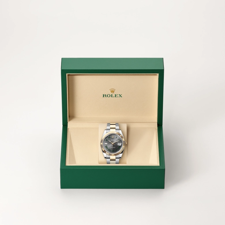 rolex datejust in yellow-rolesor, m126333-0019 - cortina watch