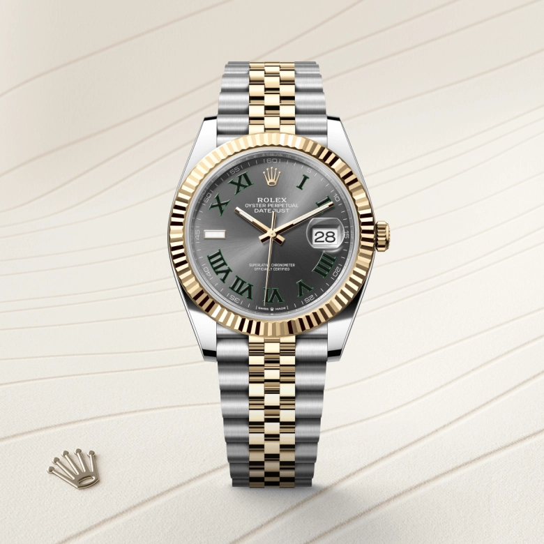 rolex datejust in yellow-rolesor, m126333-0020 - cortina watch
