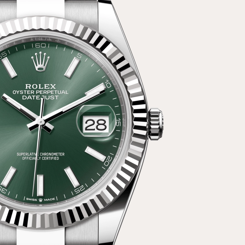 Rolex Datejust 41 White Rolesor, M126334-0027