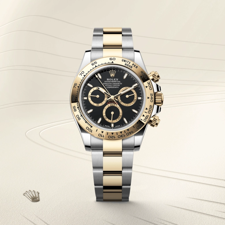 rolex cosmograph daytona in yellow-rolesor, m126503-0003 - cortina watch