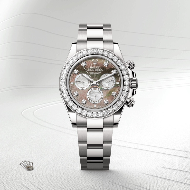 rolex cosmograph daytona in 18-ct-white-gold, m126579rbr-0001 - cortina watch