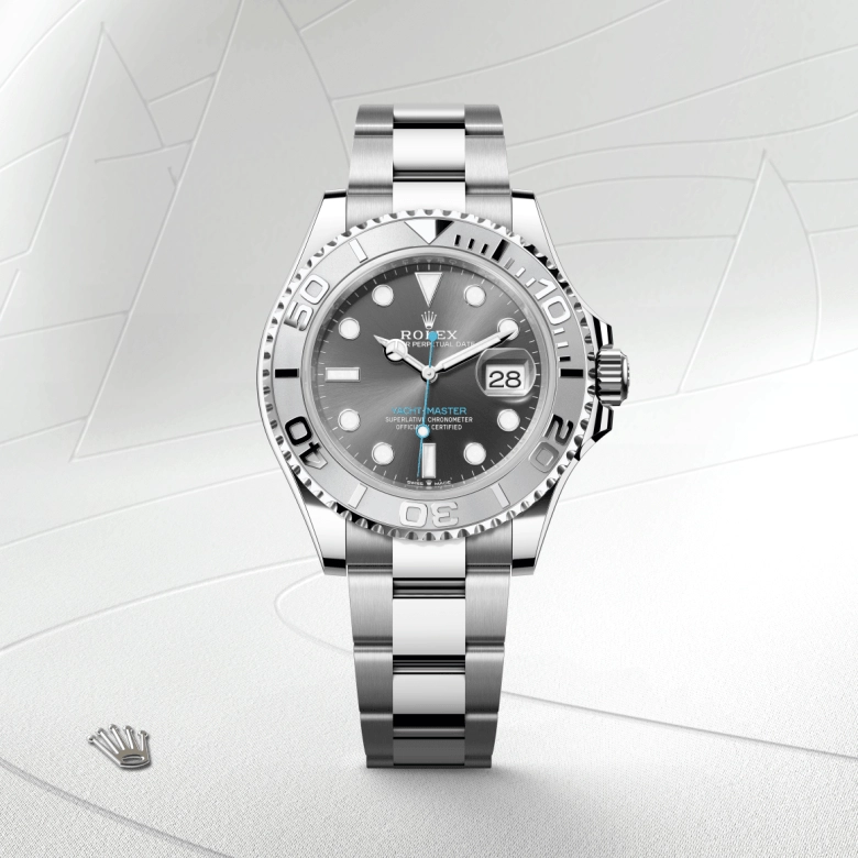 Rolex Yacht-Master in Rolesium - combination of Oystersteel and platinum, M126622-0001 - Cortina Watch