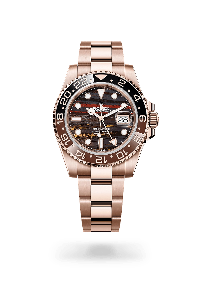 rolex gmt-master ii in 18-ct-everose-gold, m126715chnr-0002 - cortina watch rolex gmt-master ii in 18-ct-everose-gold, m126715chnr-0002 - cortina watch