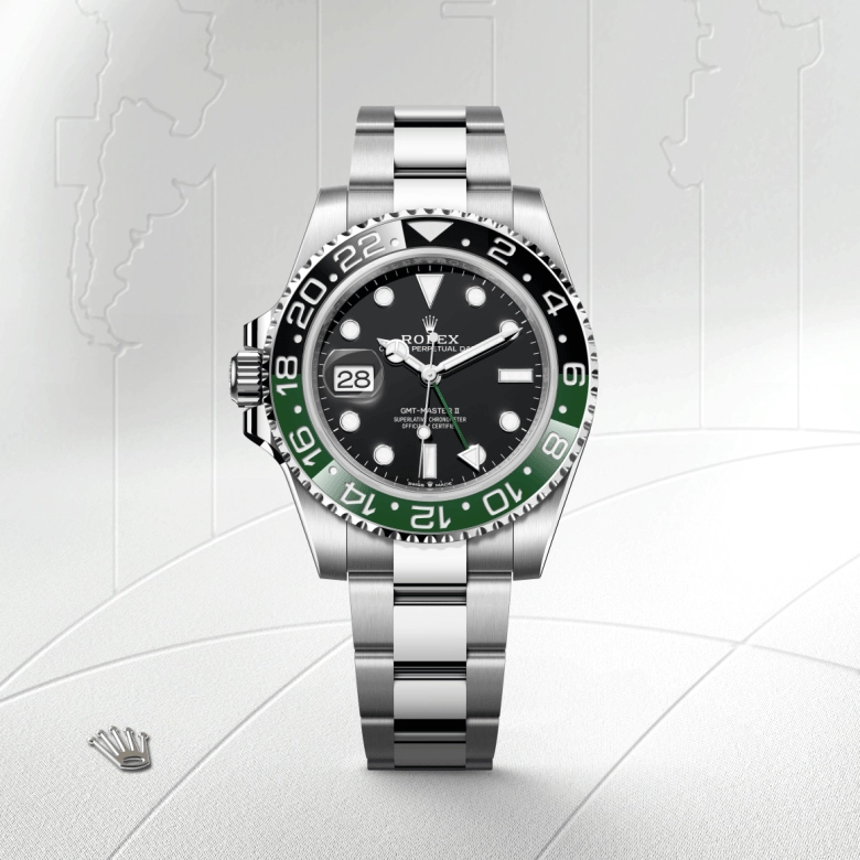 rolex gmt-master ii in oystersteel, m126720vtnr-0001 - cortina watch